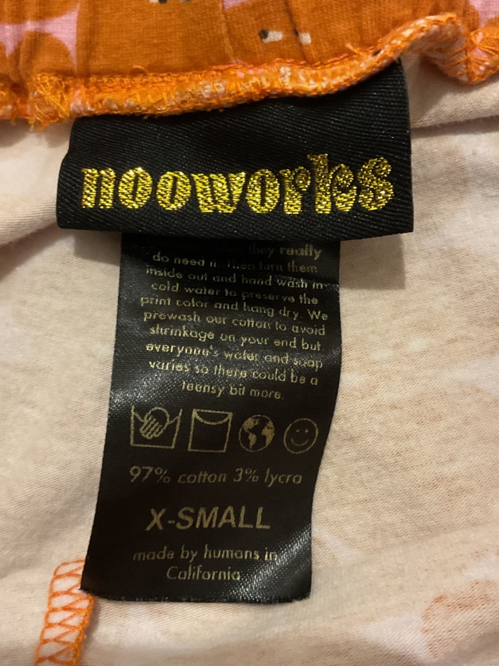 Nooworks xs pebble people joggers colorful pull on pockets casual trendy art - Picture 4 of 5